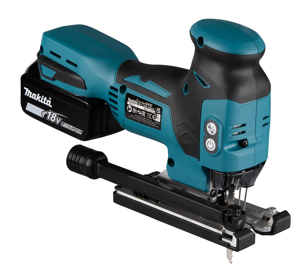 Makita Cordless Jigsaw 18V DJV181RF1 + Battery Pack + Fast Charger