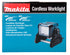Makita Cordless Work Light 18V/230V DML811 3000lm