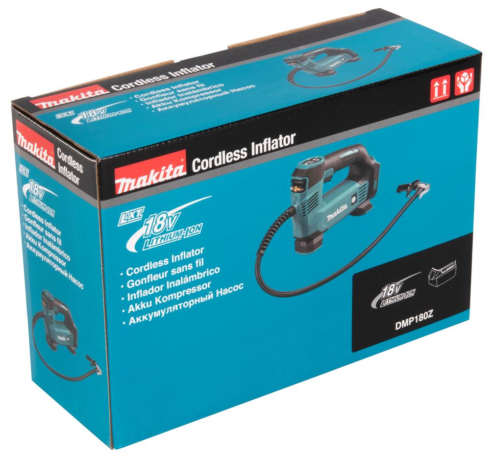 Makita 18V DMP180Z Automotive Cordless Compressor, 8.3 bar