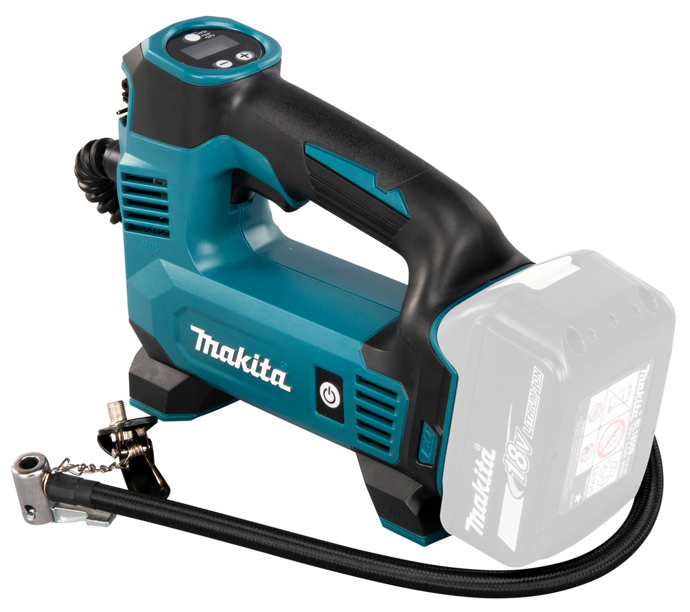 Makita Akku-Kompressor 18V DMP180RF1 KFZ 8,3bar + Akkupack + DC18RC