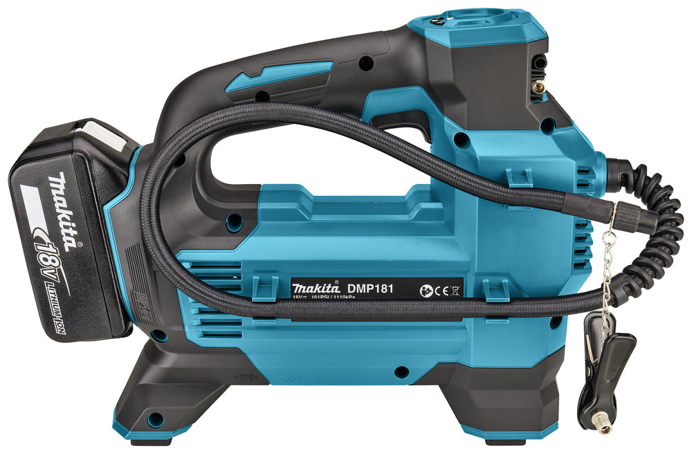 Makita Akku-Kompressor 18V DMP181SZ 11,1bar + Schwäble Schaumstoffeinlage