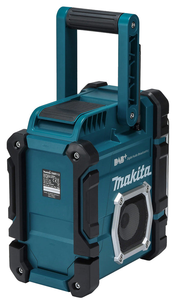 Makita Cordless Jobsite Radio 10.8V-18V / 230V DMR112 DAB+ Bluetooth