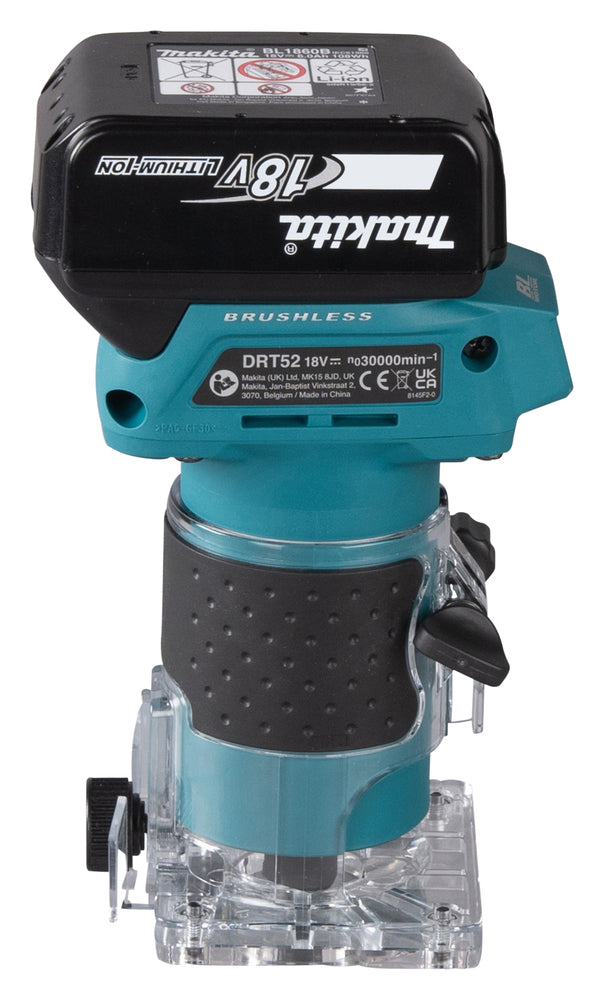 Makita Cordless Edge Router, Milling Machine, Plunger Router 18V DRT52Z 6mm