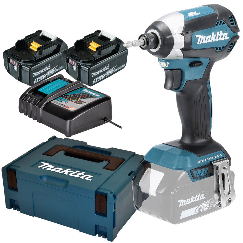 Makita Akku-Schlagschrauber 18V DTD153RTJ 2x5Ah Akkus
