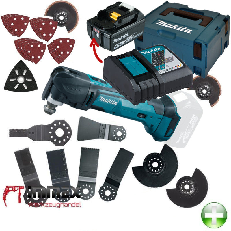 Makita Akku-Multifunktionswerkzeug 18V DTM51RT1J3