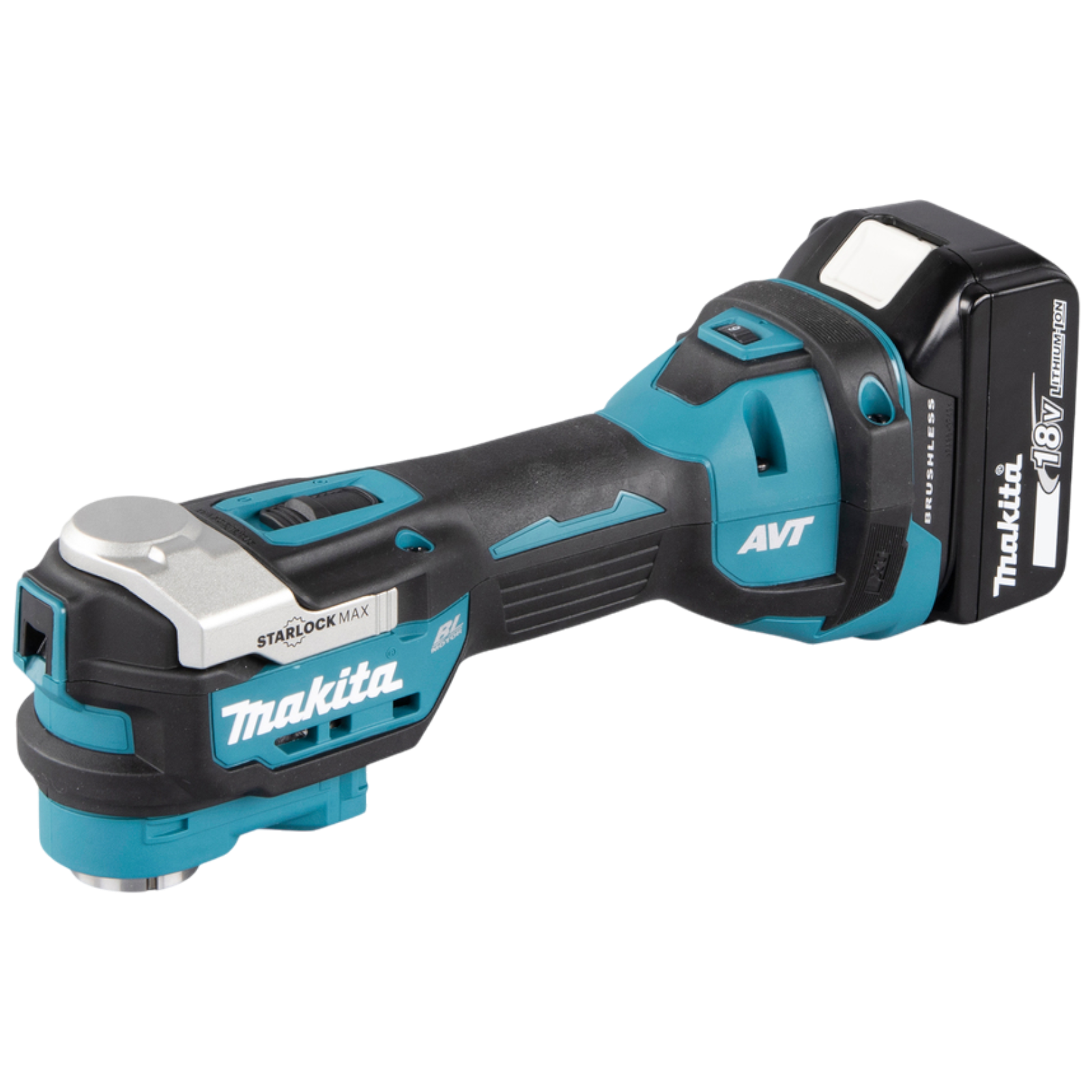 Makita Akku-Multifunktionswerkzeug 18V Multitool DTM52RF1 + Akku + DC18RC