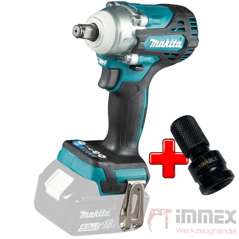 Makita Akku-Schlagschrauber 18V DTW300Z + Schwäble Adapter