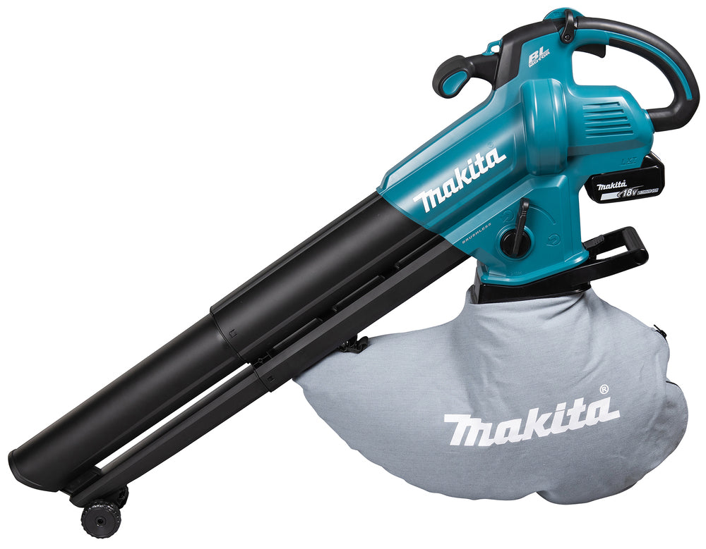 Makita Cordless Leaf Blower/Vacuum 18V DUB187RT + 3Ah + DC18RC