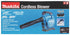 Makita Cordless Leaf Blower/Vacuum 2x18V DUB363ZV