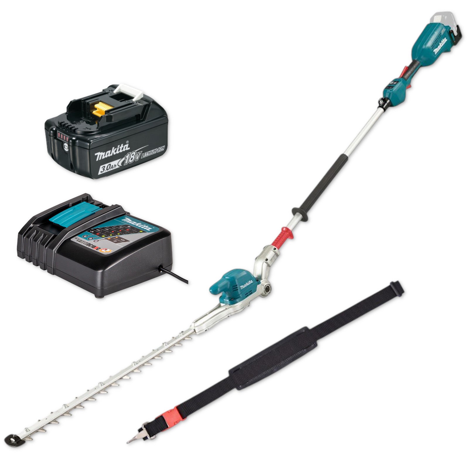 Makita Akku-Heckenschneider Heckenschere 18V DUN500WRF1 + Akkupack + DC18RC