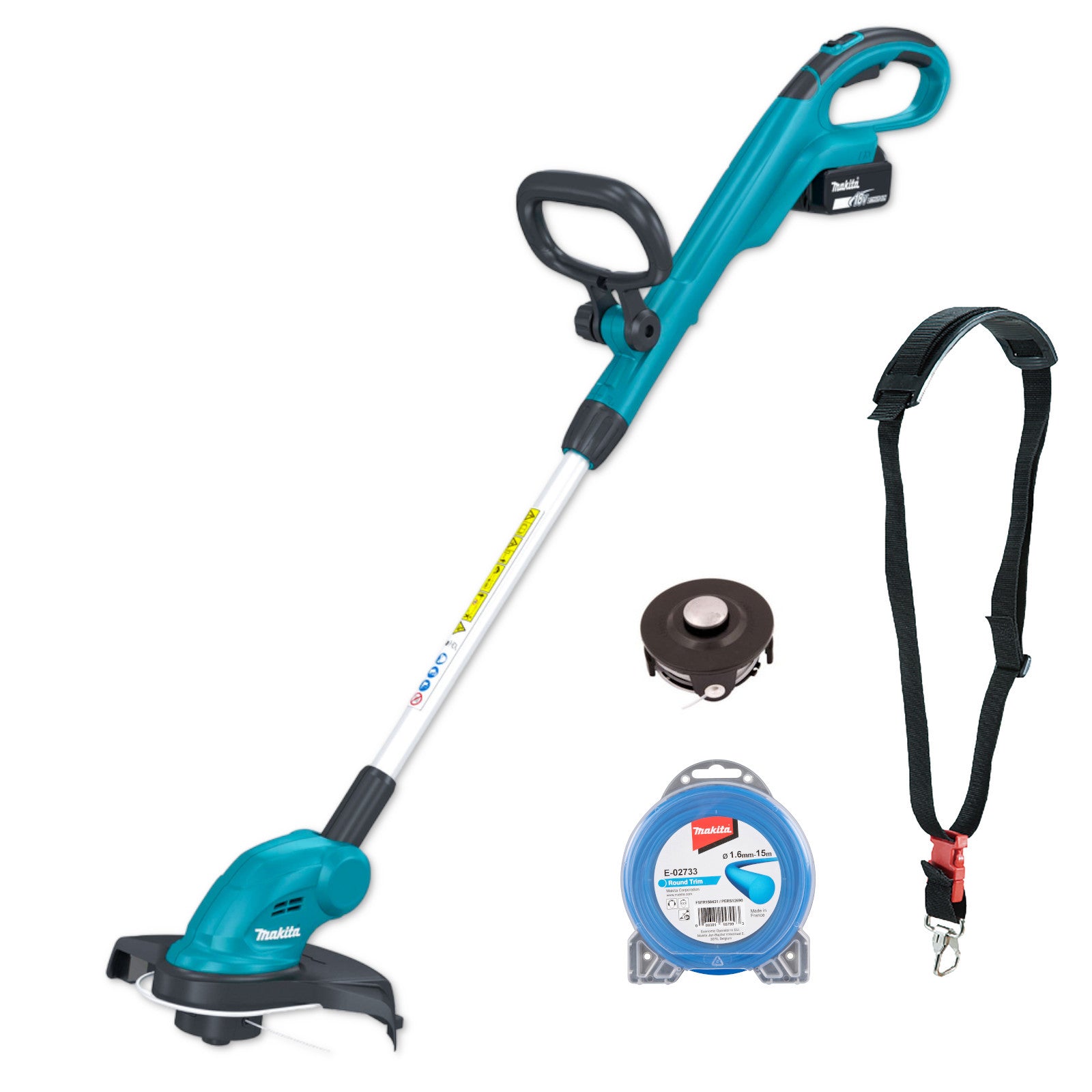 Makita Akku-Trimmer + Fadenkopf 18V DUR181Z