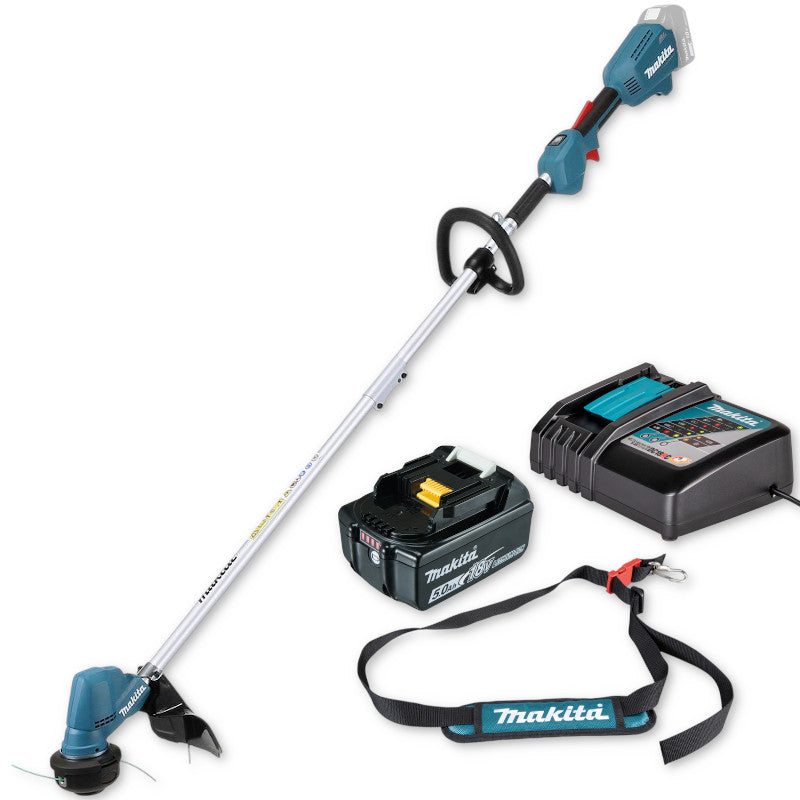 Makita Akku-Rasentrimmer Sense 18V DUR192LRT1 5Ah Akkupack