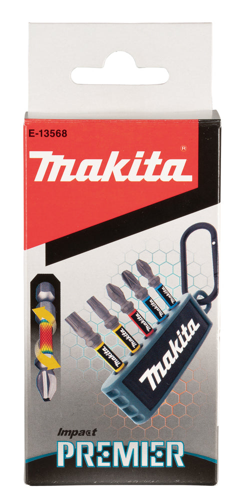 Makita 5-piece Torsion Impact Premier impact-resistant bit set