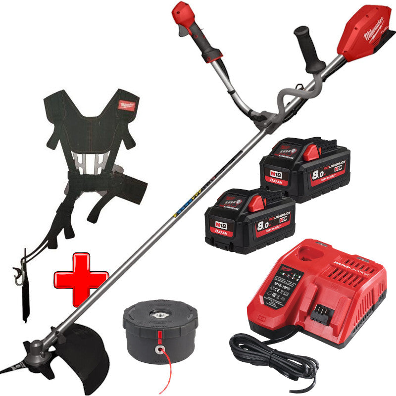 Milwaukee Akku-Freischneider Sense Trimmer 18V M18 FBCU-802