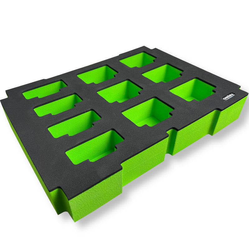 SCHWÄBLE® Schaumeinlage Schaumstoffeinlage für Festool Akkus 10x in Systainer