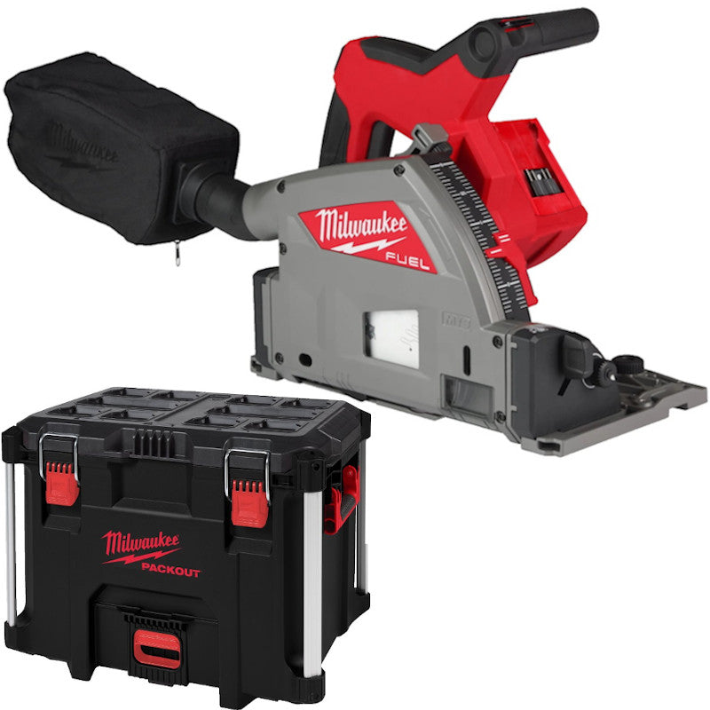 Milwaukee Akku-Tauchsäge Säge 18V M18 FPS55-0P im Packout Werkzeugkoffer