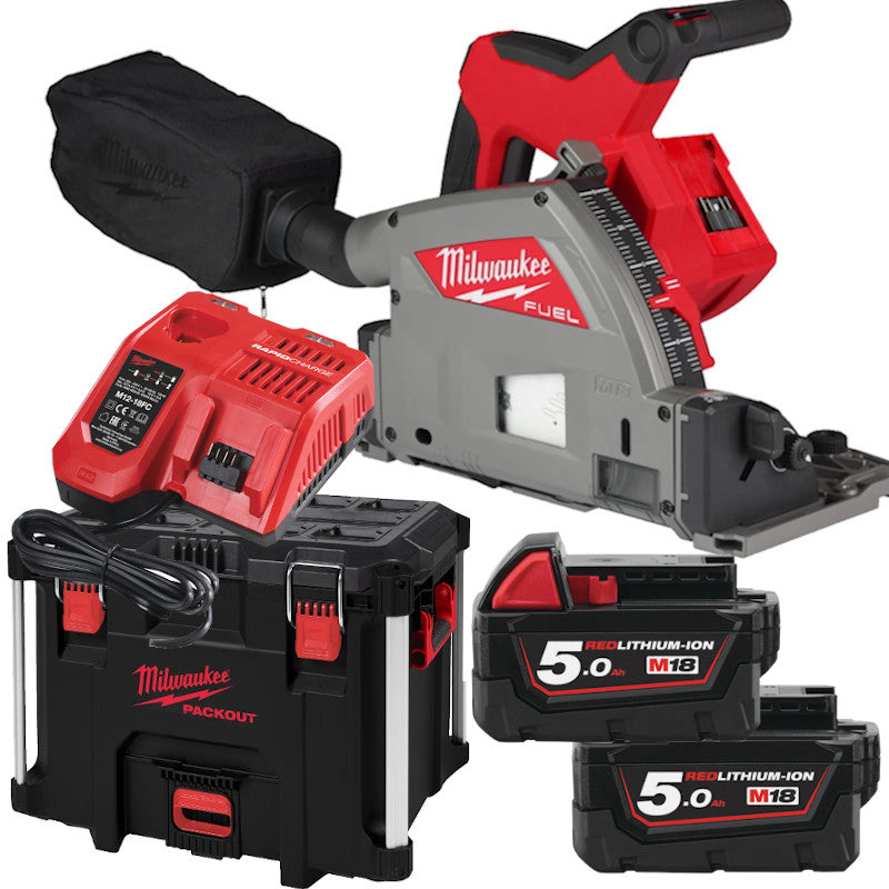 Milwaukee Akku-Tauchsäge 18V M18 FPS55-502P 55mm