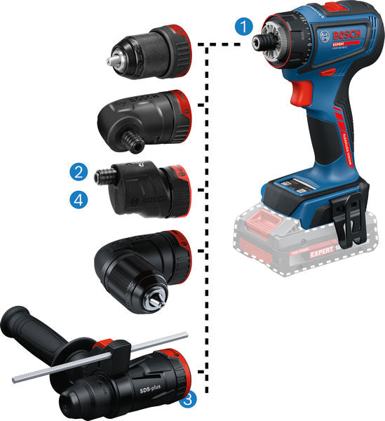 Bosch Akku-Bohrschrauber EXSR18V-90FC, 2 x EXBA18V-40, L-BOXX 136