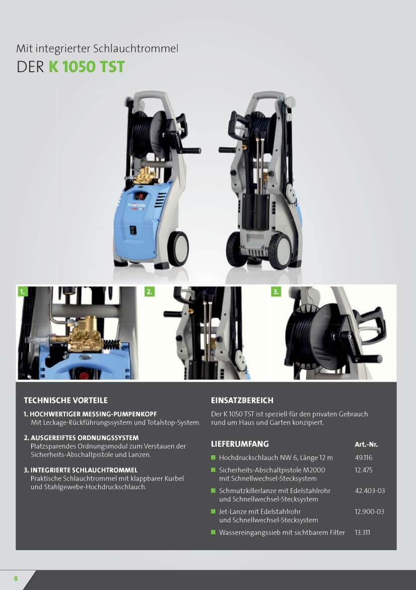 Kränzle Hochdruckreiniger K1050 TST