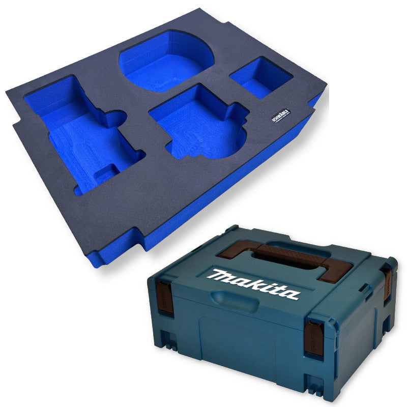 SCHWÄBLE® Schaumeinlage Schaumstoffeinlage für Makita Akku-Multifräse DRT50