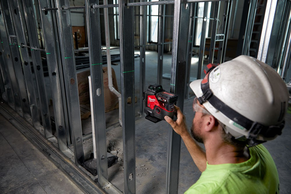 Milwaukee 12V M12 3x360° Cordless Cross Line Laser