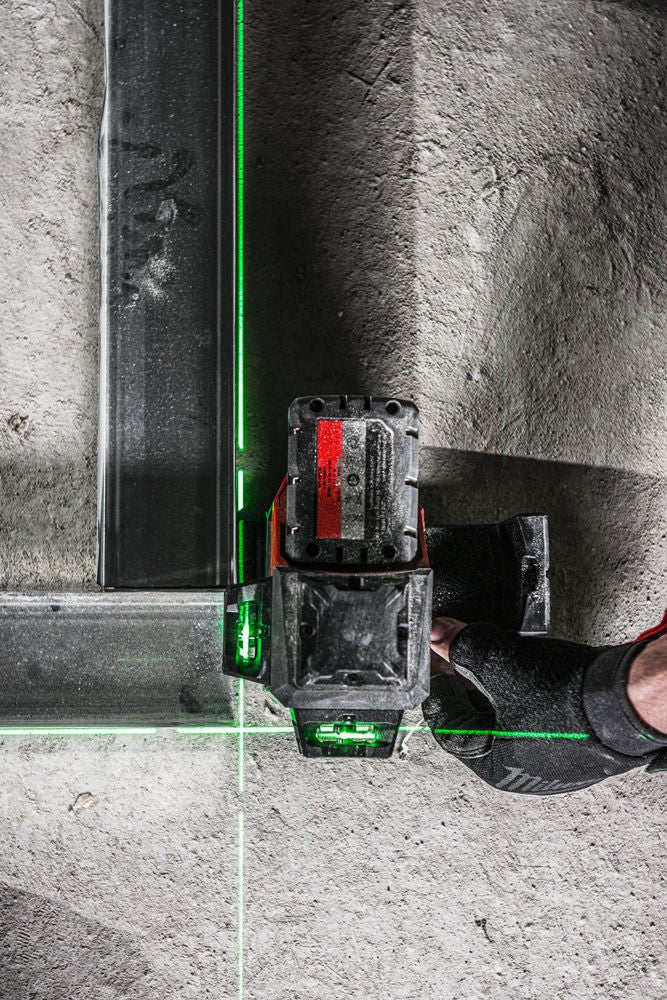 Milwaukee 12V M12 3x360° Cordless Cross Line Laser