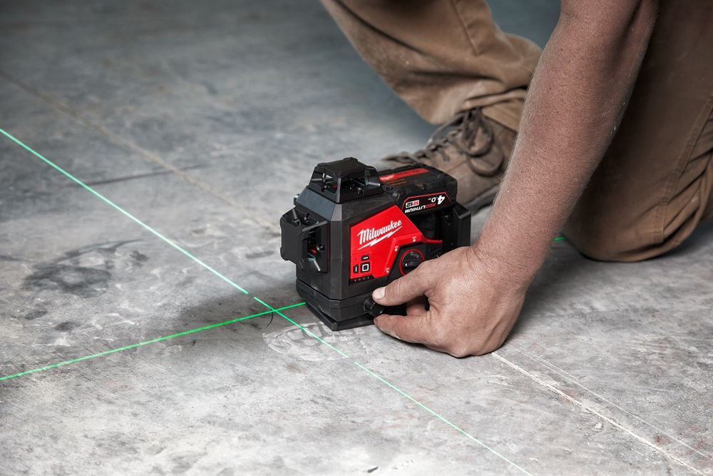 Milwaukee 12V M12 3x360° Cordless Cross Line Laser