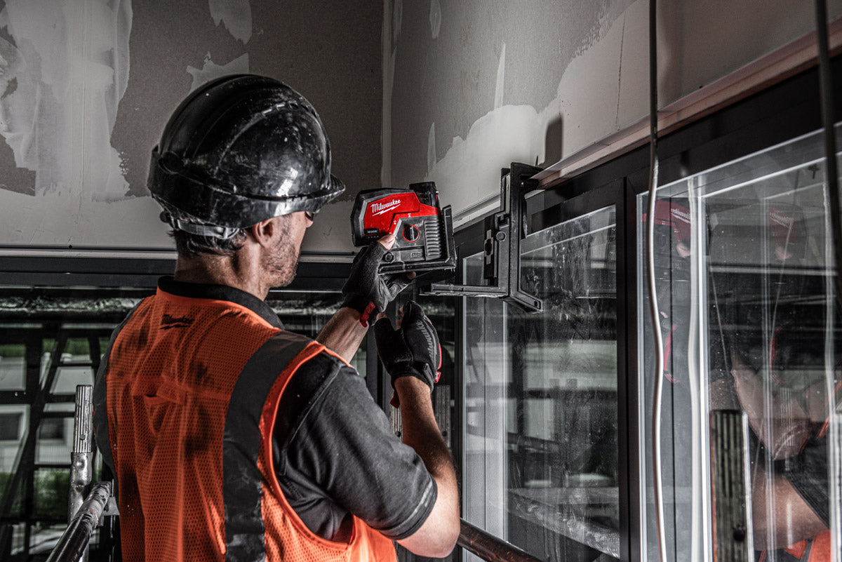 Milwaukee Akku-Kreuzlinienlaser 12V M12 CLLP-301C grün