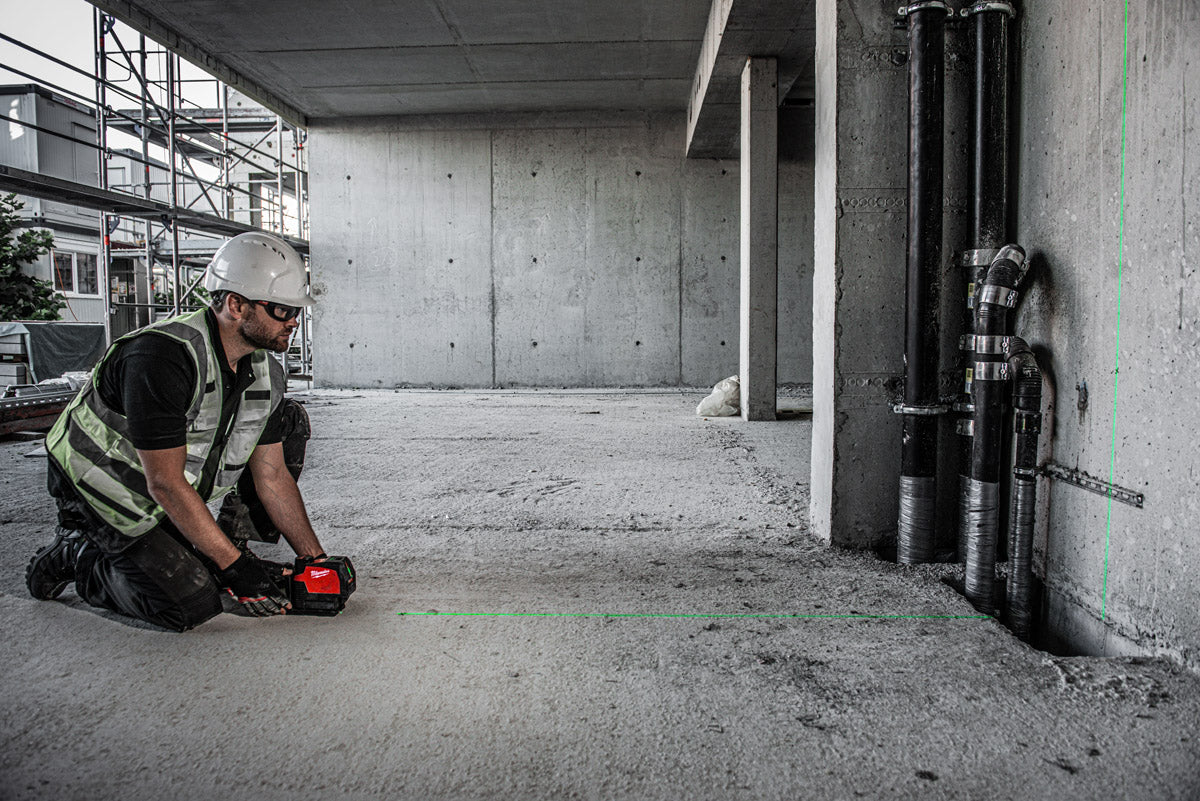 Milwaukee Akku-Kreuzlinienlaser 12V M12 CLLP-301C grün