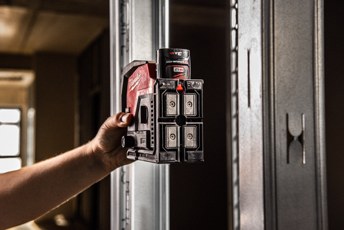 Milwaukee Akku-Kreuzlinienlaser 12V M12 CLLP-301C grün