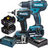 Makita Cordless Drill/Driver + Impact Driver 18V DDF482 DTD153 3x Batteries