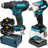 Makita 18V Cordless Combo Set: Drill Driver DDF482 and Impact Driver DTW300