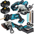 Makita Akku-Combo Set 18V DSS501 DGA511 DJR183