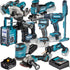Makita 18V Cordless Combo Set XXL Pack of 10 Tools
