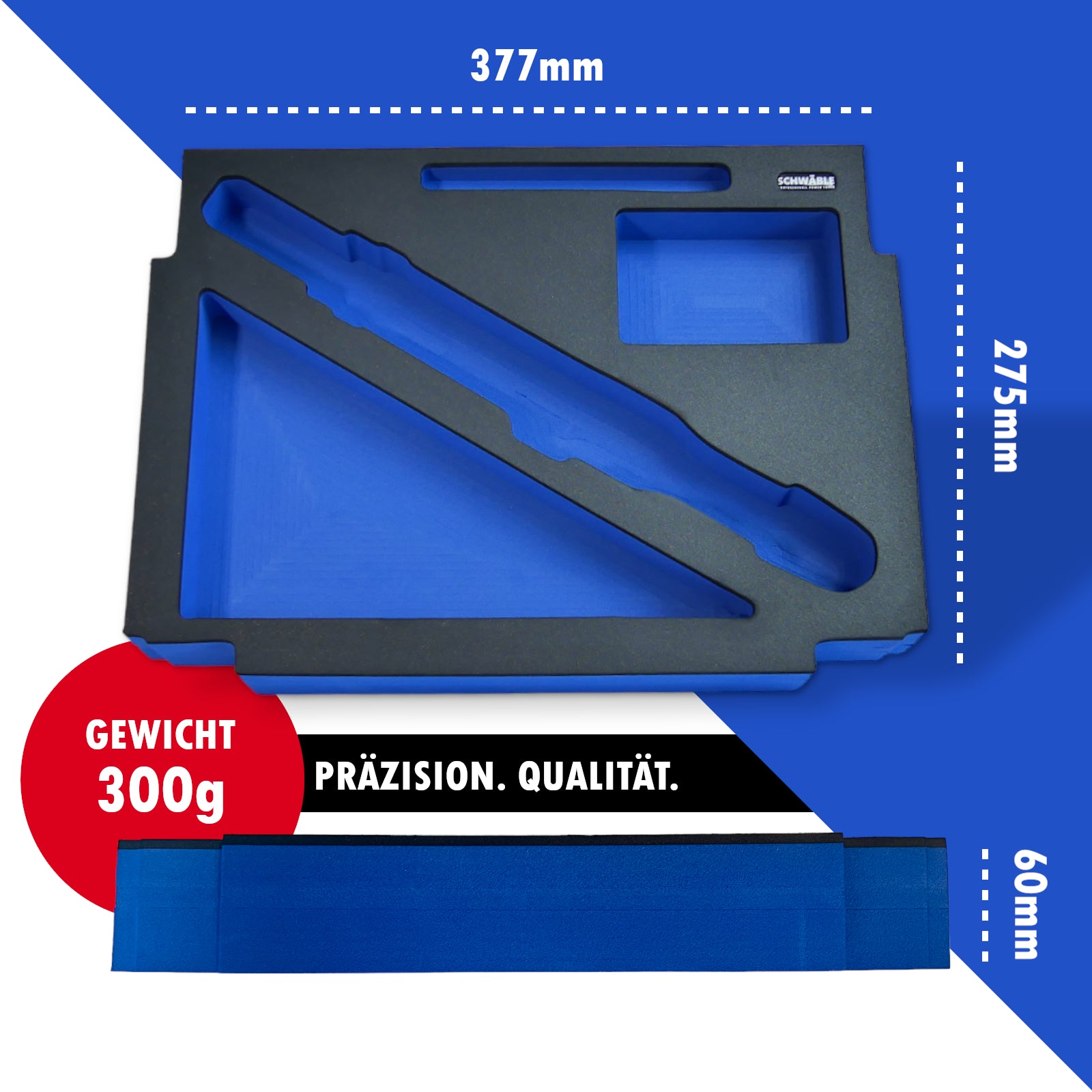 SCHWÄBLE® Foam Insert for Makita Magazine Screwdriver DFR550