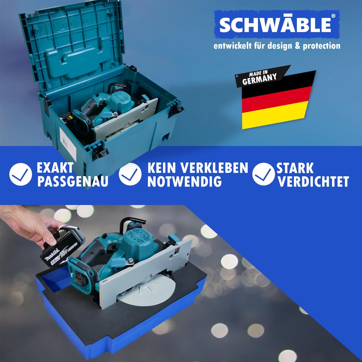 SCHWÄBLE® Foam Insert for Makita Circular Saw DHS680