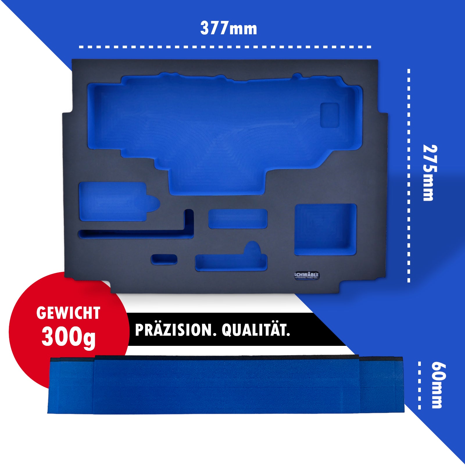 SCHWÄBLE® Foam Insert for Makita Planer DKP181