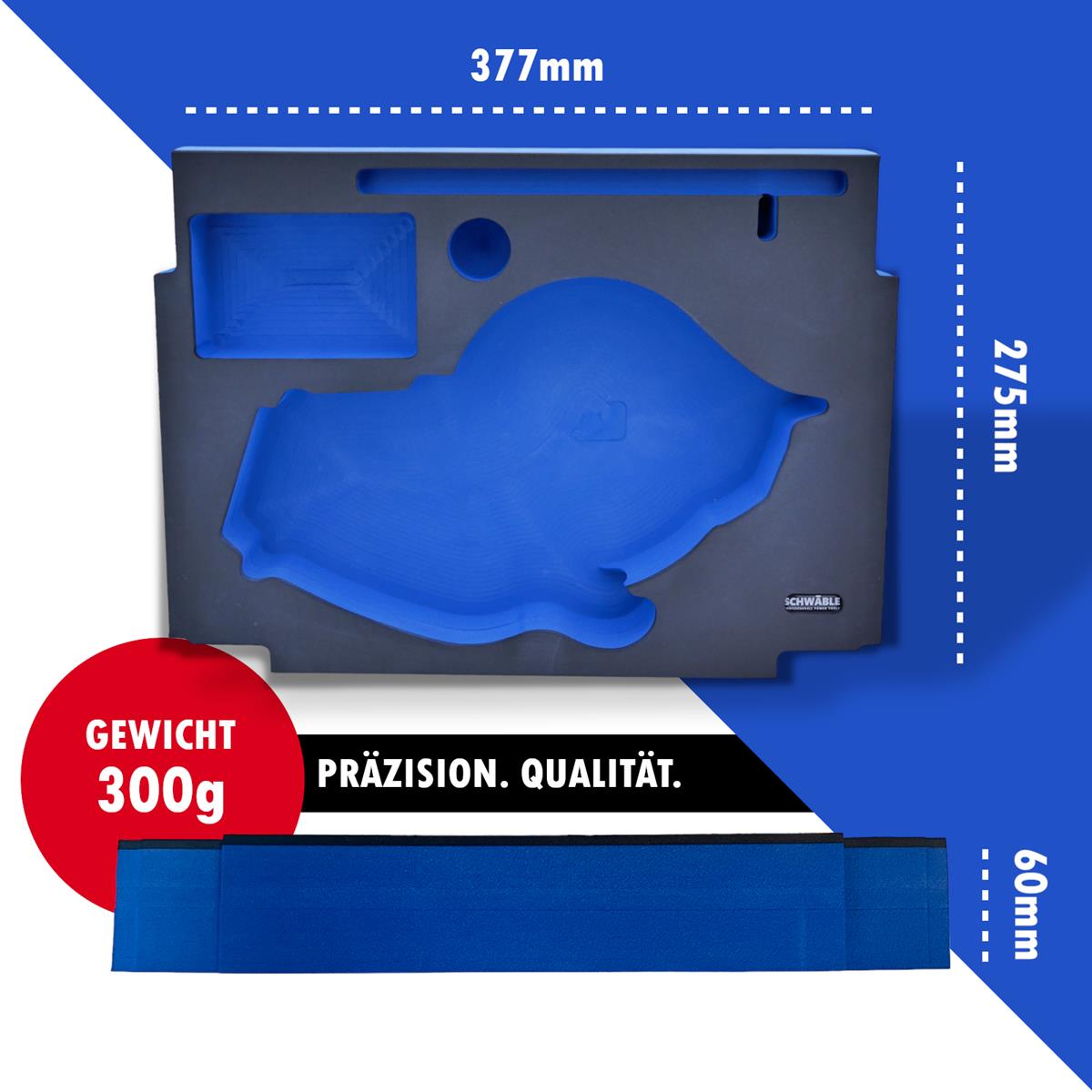 SCHWÄBLE® Foam Insert for Makita Cordless Circular Saw DSS501