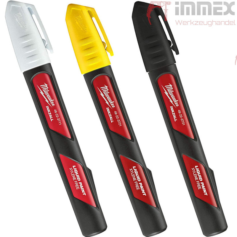 Milwaukee Lackmarker Beton, Alu, Kunststoff, Stahl