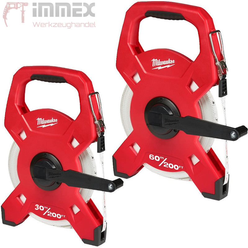 Milwaukee Maßband Rollmaßband lang 30m, 60m