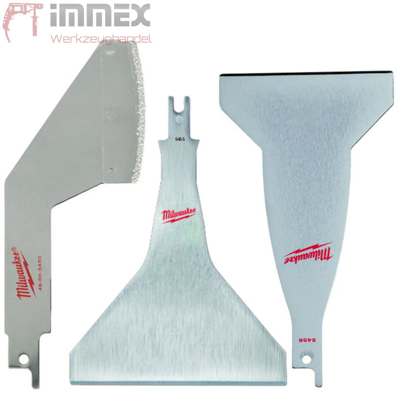 Milwaukee Säbelsägeblatt Schaber Fugenklinge Klebstoff.- Farbreste Entferner