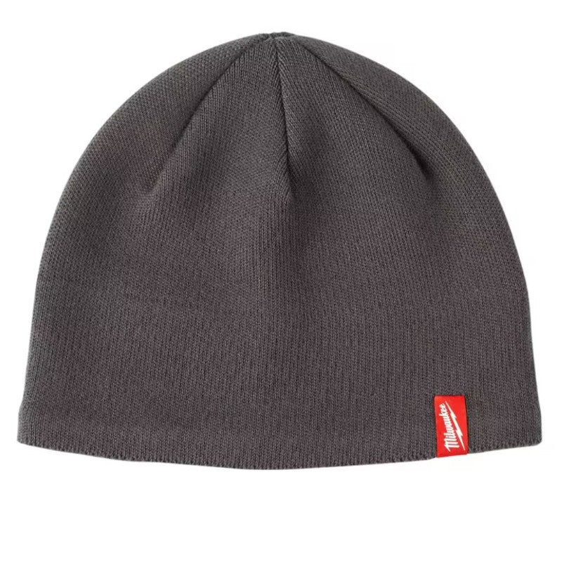 Milwaukee Mütze Wintermütze grau rot schwarz