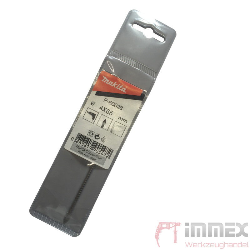 Makita tile drill bit, glass drill bit 4x65mm P-60028