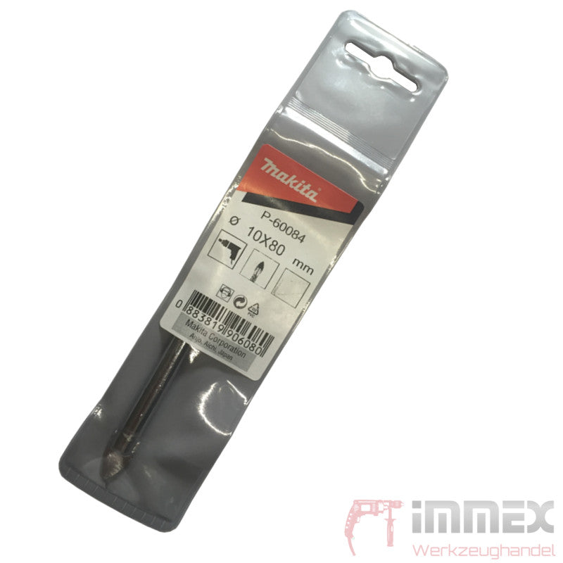 Makita Fließenbohrer Glasbohrer 10X80mm P-60084