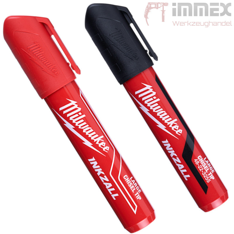 Milwaukee Permanentmarker ölige, nasse, staubige Flächen