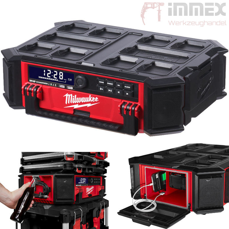 Milwaukee Akku-Baustellenradio 18V M18 PRCDAB+