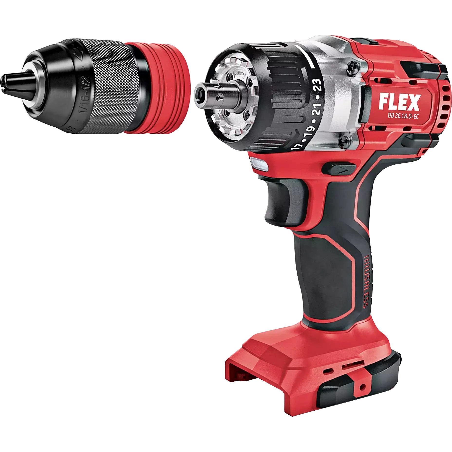 FLEX Akku-Bohrschrauber 18V 2-Gang DD 2G 18.0-EC C 491225
