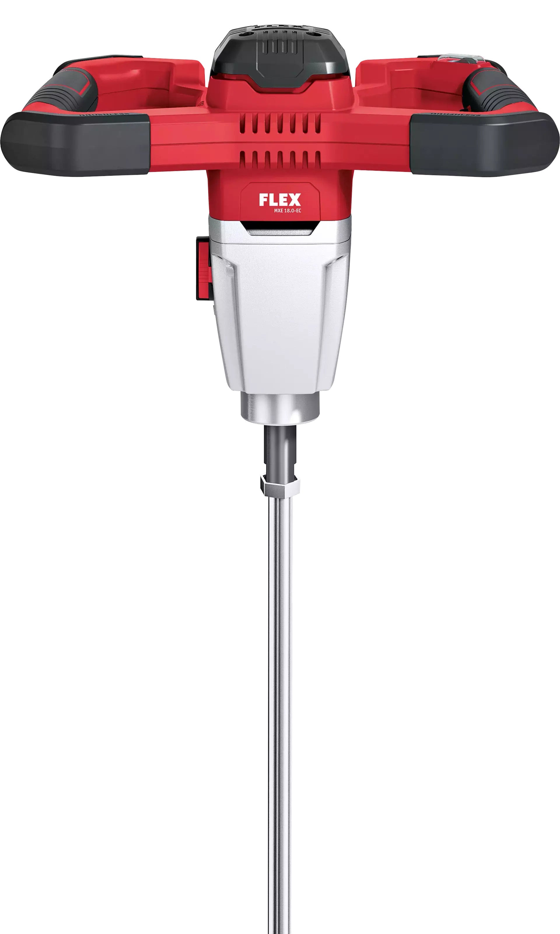 FLEX 18V Cordless Mixer, 2-Speed ​​Mixer MXE 18.0 EC + HP2 120 + Stirring Rod 495964