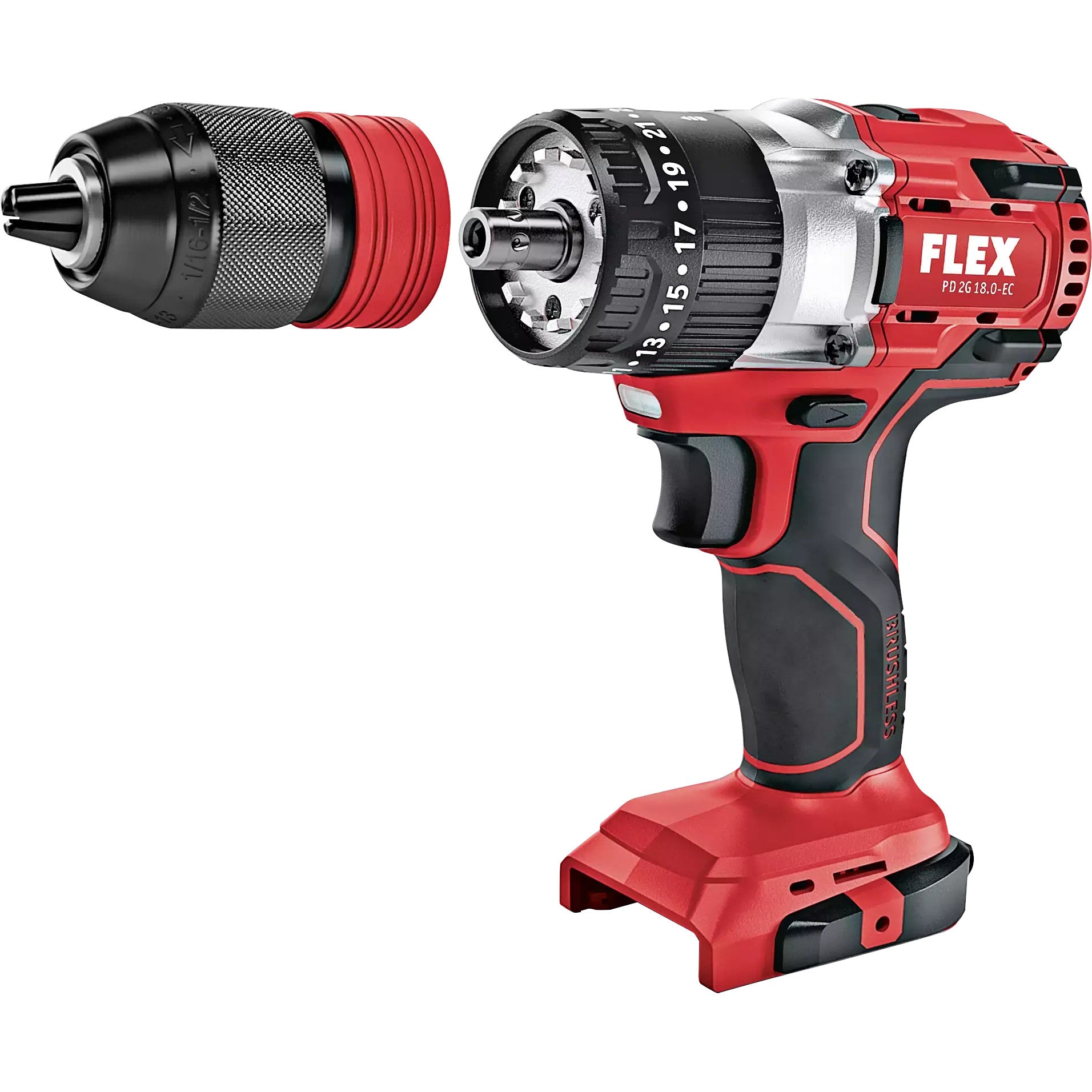FLEX Akku-Schlagbohrschrauber 18V 2-Gang PD 2G 18.0-EC C 491233