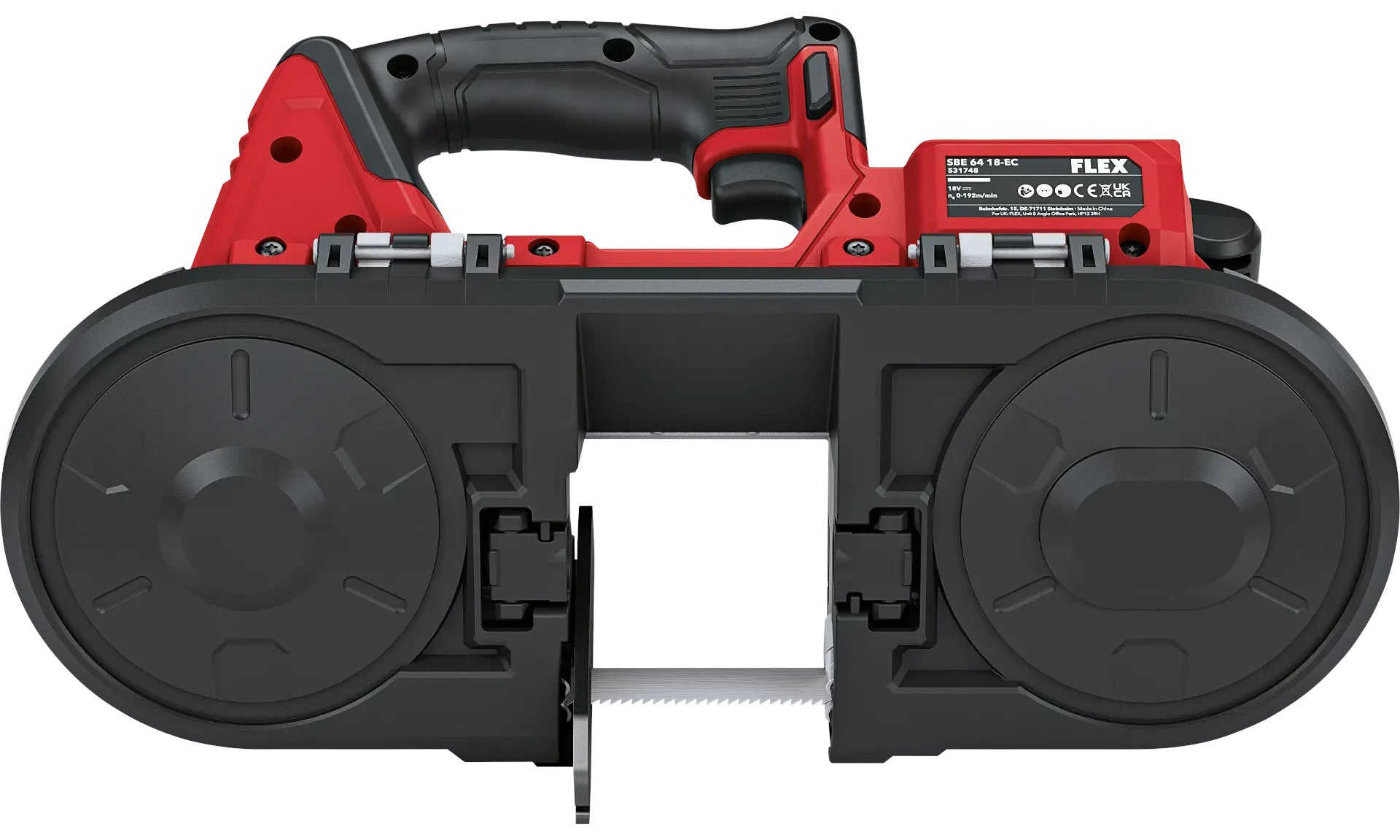 FLEX Akku-Bandsäge 18V SBE 64 18-EC Sortimo Werkzeugkoffer 531748